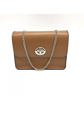 Coach Brown Leather Clutch Bag (view 1)