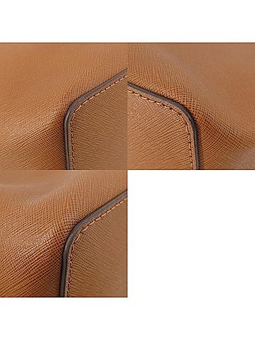 Michael Kors Jet Set Brown Leather Tote Bag (view 2)