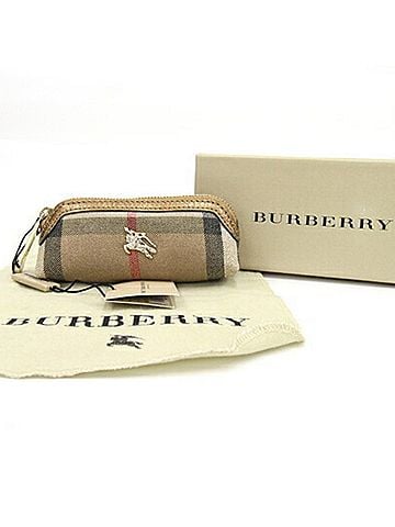 Burberry Beige Canvas Clutch Bag (view 2)