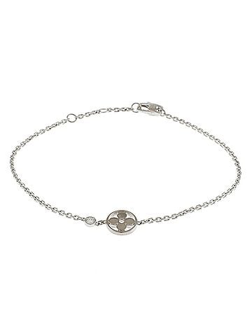 Louis Vuitton Blossom Silver White Gold Bracelet Jewelry (view 1)