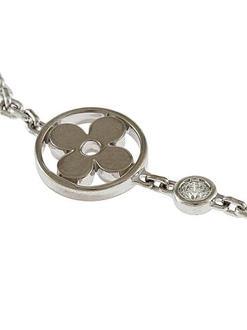 Louis Vuitton Blossom Silver White Gold Bracelet Jewelry (view 2)