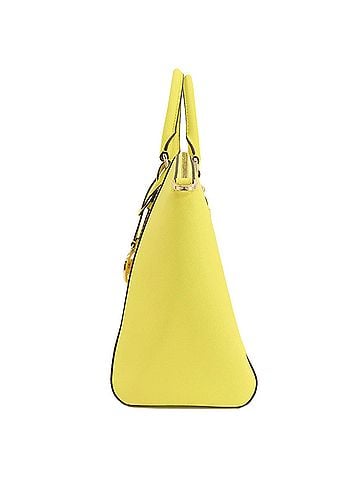 Michael Kors Yellow Leather Tote Bag (view 2)
