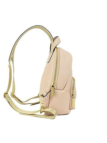 Michael Kors Erin Pink Leather Backpack Bag (view 2)