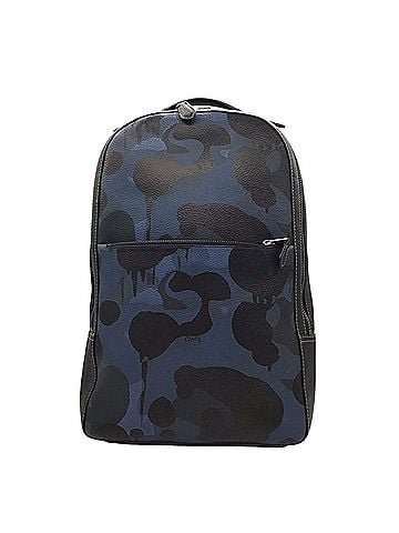 Coach Black Leather Backpack Bag (view 1)