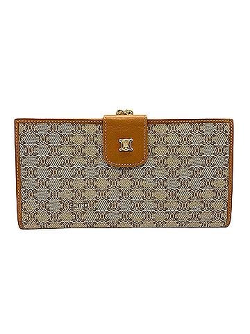 Céline Beige Canvas Wallet (view 1)