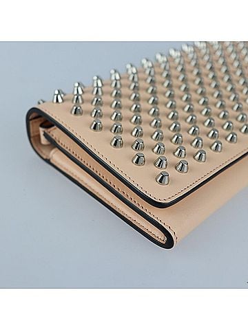 Christian Louboutin Panettone Pink Leather Wallet (view 2)