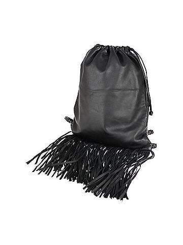 Valentino Garavani Black Leather Backpack Bag (view 1)