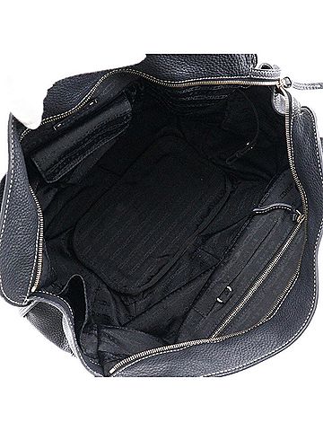 Céline Bittersweet Black Leather Tote Bag (view 2)