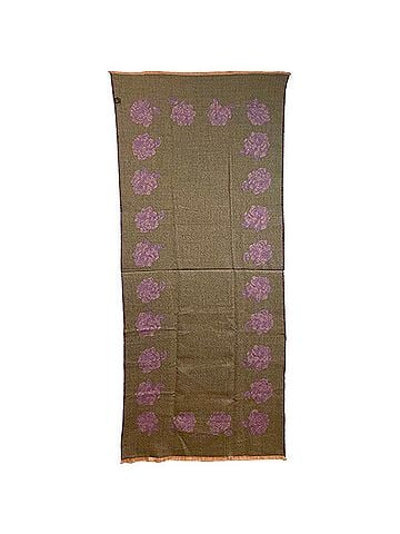 Dior Brown Wool Shawl (view 2)
