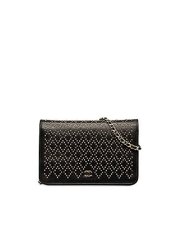 Chanel Suede Black Leather Wallet (view 1)