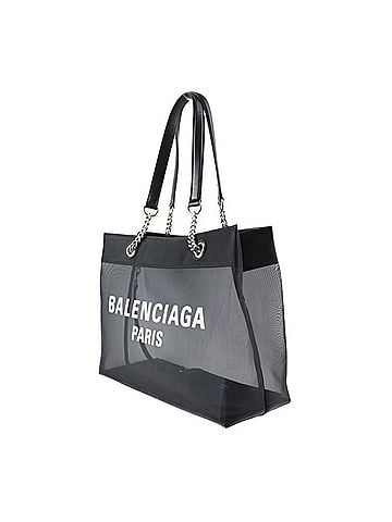 Balenciaga Black Leather Tote Bag (view 2)