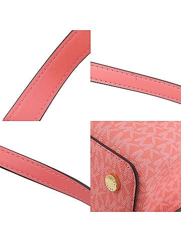 Michael Kors Emilia Pink Canvas Tote Bag (view 2)