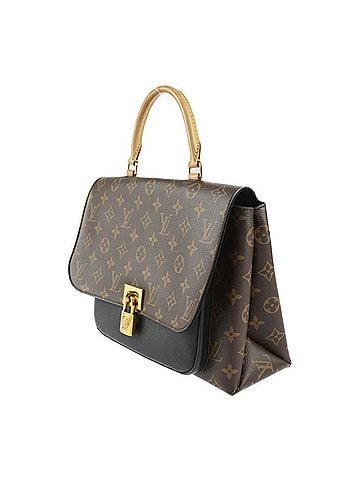 Louis Vuitton Marignan Brown Canvas Clutch Bag (view 2)