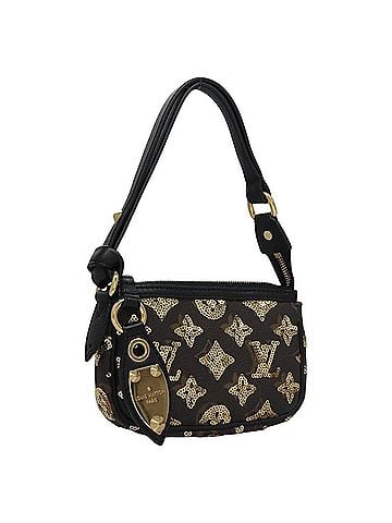 Louis Vuitton Mini Pochette Accessoires Brown Canvas Clutch Bag (view 1)