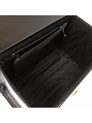 Versace Black Leather Handbag (view 2)
