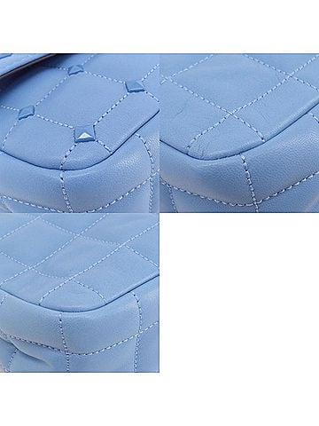 Michael Kors Blue Leather Shopper Bag (view 2)