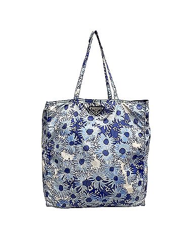 Prada Tessuto Blue Synthetic Tote Bag (view 1)
