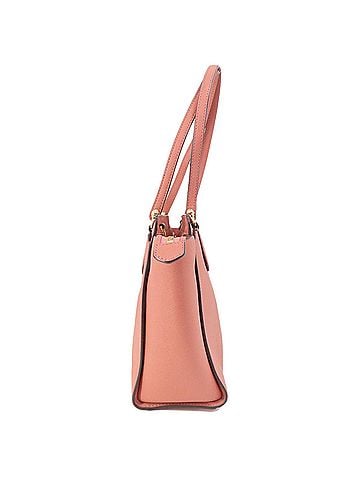 Michael Kors Pink Canvas Tote Bag (view 2)