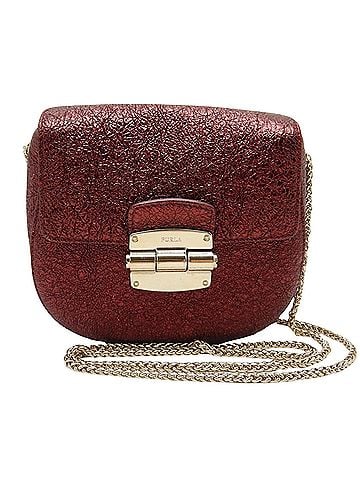 FURLA Red Leather Shoulder Bag (view 1)