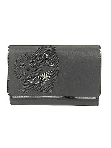 Prada Saffiano Black Canvas Wallet (view 1)