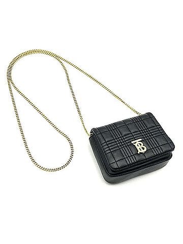 Burberry Shoulder Bag Black Leather Clutch Bag (view 1)