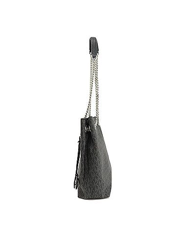 Michael Kors Jet Set Black Canvas Tote Bag (view 2)