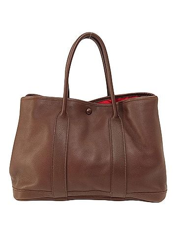 Hermès Brown Leather Tote Bag (view 1)