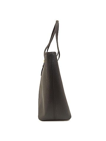 Michael Kors Black Leather Tote Bag (view 2)