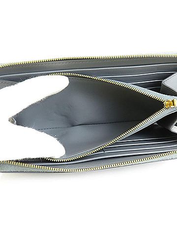 Céline Grey Leather Wallet (view 2)