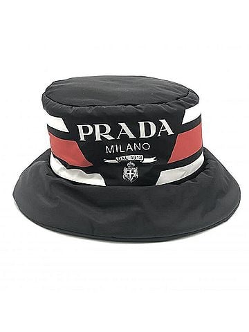Prada Re-Nylon Black Synthetic Hat (view 1)