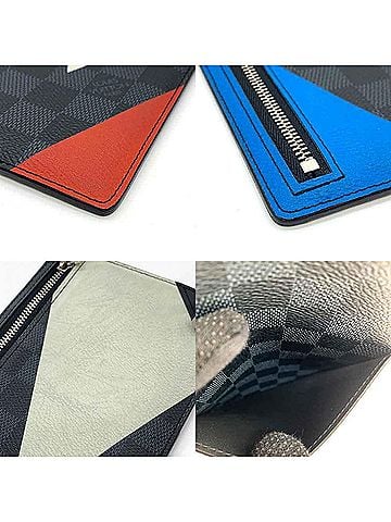 Louis Vuitton America's Cup Multicolour Canvas Clutch Bag (view 2)
