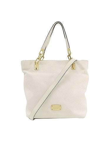 Michael Kors Brooke Beige Leather Tote Bag (view 1)