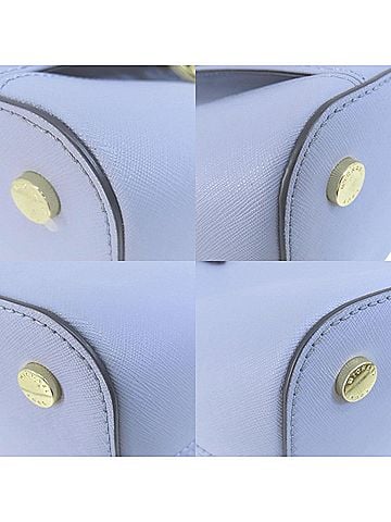 Michael Kors Jet Set Blue Leather Tote Bag (view 2)