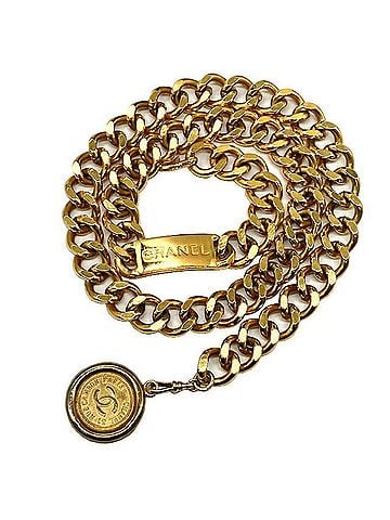 Chanel Coco Mark Gold Metal Belt (view 2)