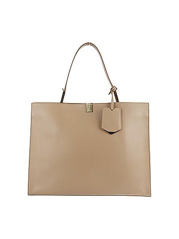 Balenciaga Dix Beige Leather Handbag (view 1)