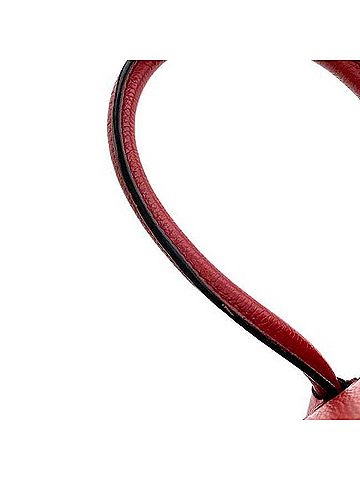 Céline Luggage Red Leather Tote Bag (view 2)