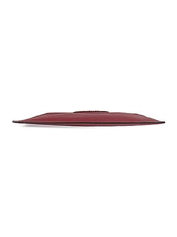 Givenchy Burgundy Leather Clutch Bag (view 1)