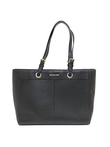 Michael Kors Bedford Black Leather Tote Bag (view 1)
