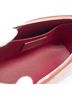 Louis Vuitton 100% Leather Solid Red Cosmetic Pouch Burgundy Leather Clutch Bag One size - photo 4