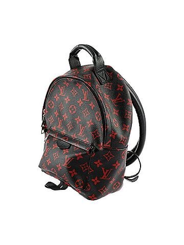 Louis Vuitton Palm Springs Black Canvas Backpack Bag (view 2)
