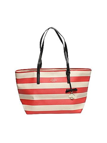 Kate Spade New York Orange Leather Tote Bag (view 1)