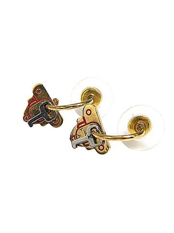 Louis Vuitton Gold Metal Earring Jewelry (view 2)