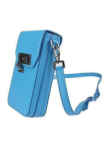 Dior Blue Leather Clutch Bag (view 2)