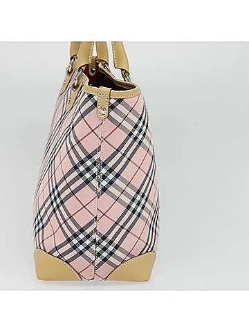 Burberry Nova Check Pink Synthetic Tote Bag (view 2)
