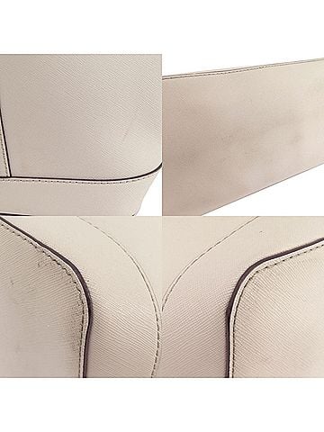 Michael Kors Jet Set Grey Leather Tote Bag (view 2)
