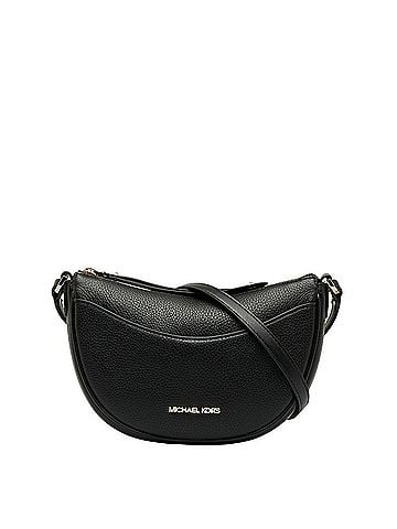 Michael Kors Black Leather Shopper Bag (view 1)