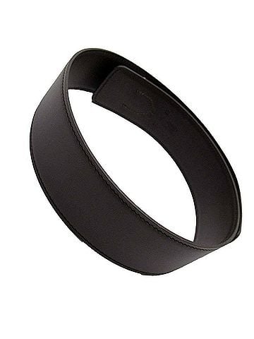 Hermès -- Black Leather Belt (view 2)