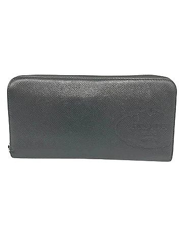 Prada Saffiano Black Leather Wallet (view 1)