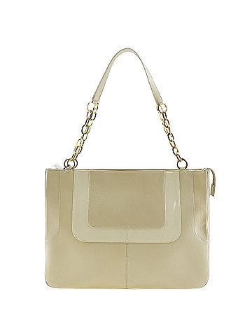 Versace Beige Leather Shoulder Bag (view 1)