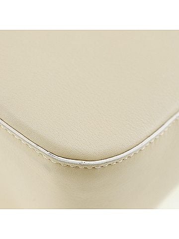 Versace Beige Leather Shoulder Bag (view 2)
